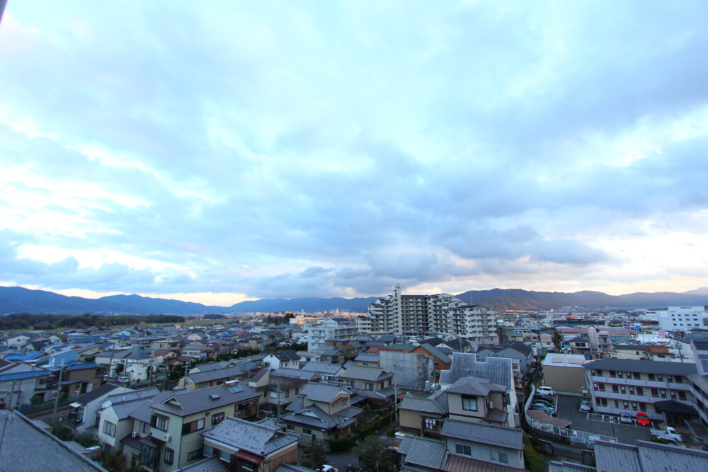 メディアス亀岡２番館からの景色