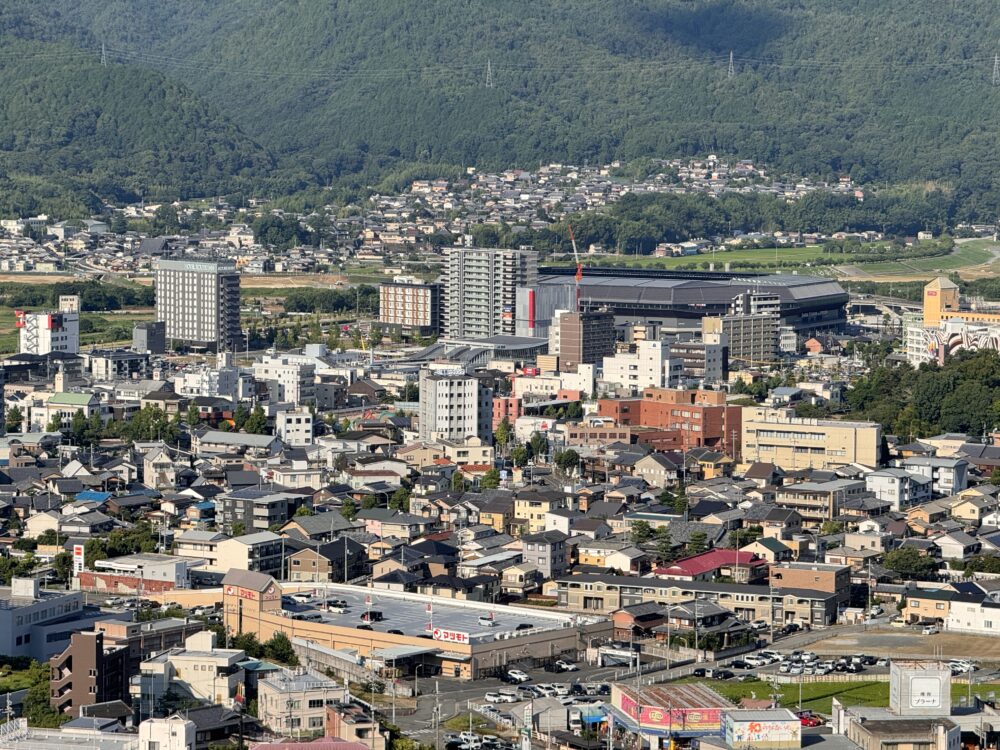 亀岡市の街並み