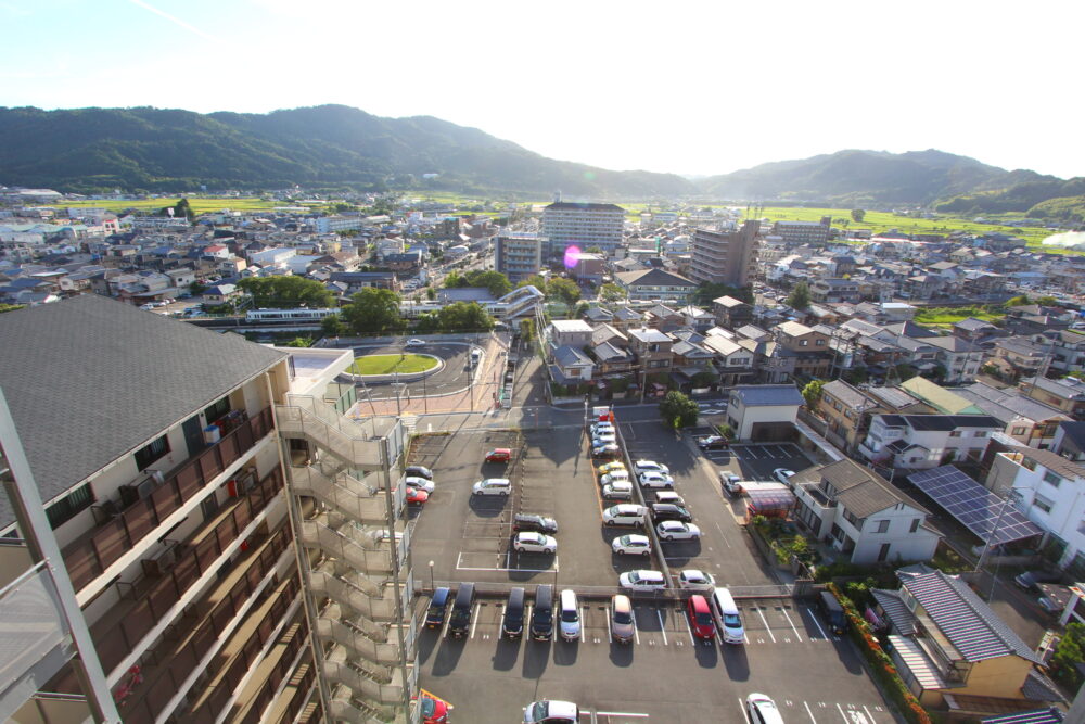 メディアス亀岡３番館からの景色