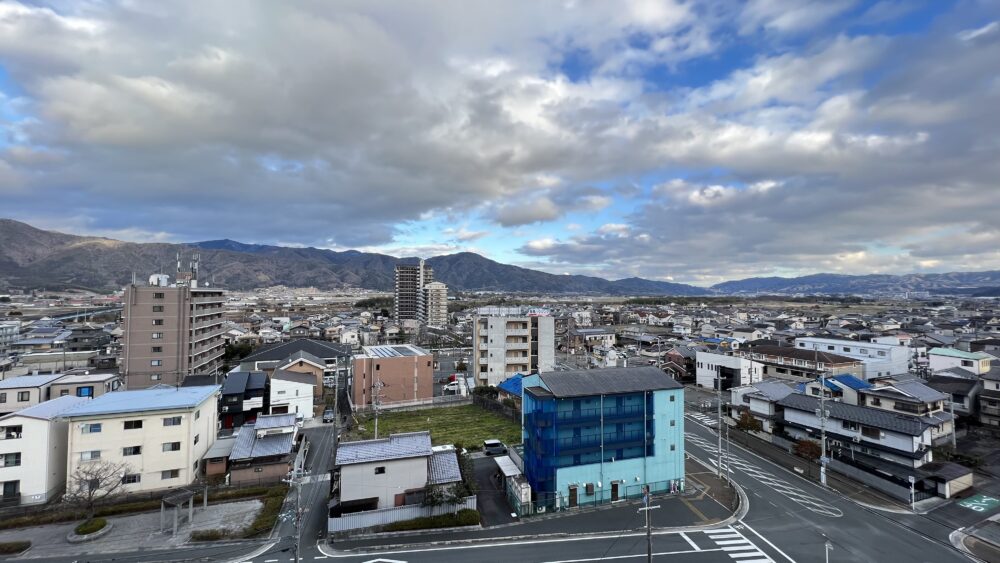 クラウンハイム亀岡からの景色