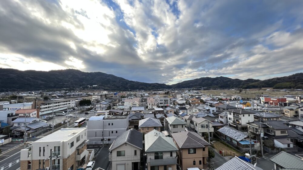 クラウンハイム亀岡からの景色