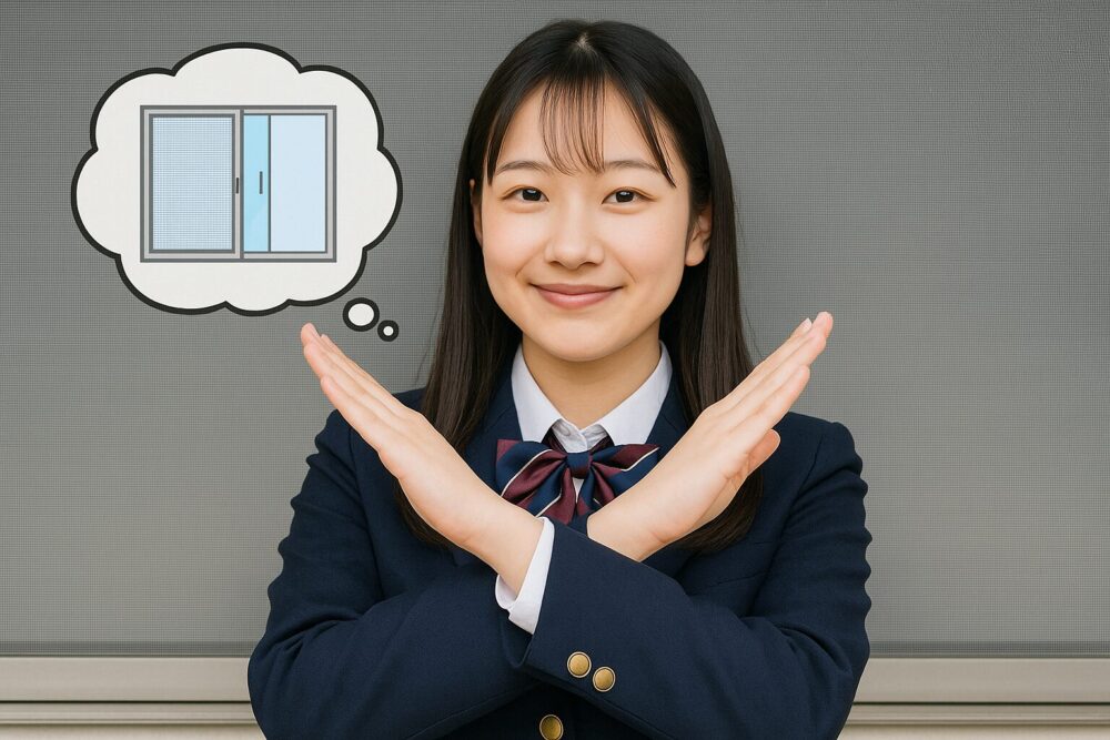 網戸はないことが多い