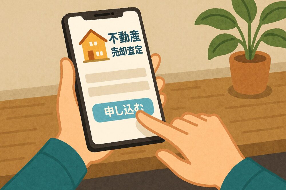 不動産売却査定を申し込む人