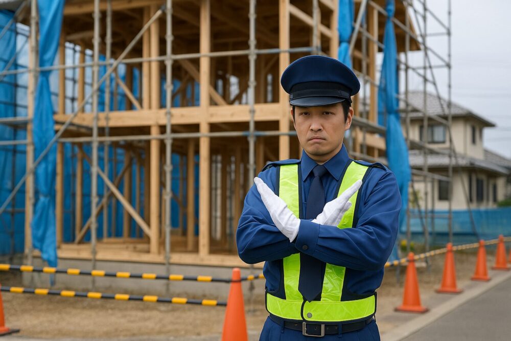 バツマークをする人