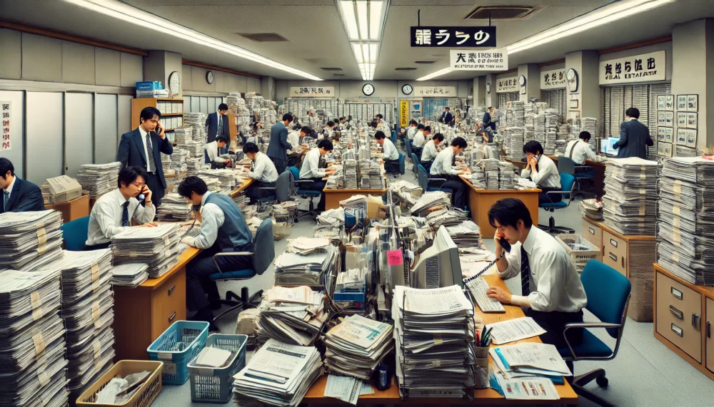 忙しく客の対応ができない不動産会社